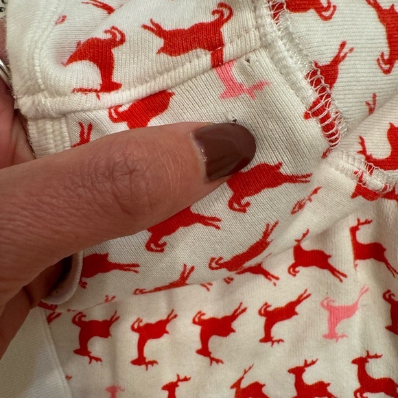 Crew Cuts Sleepwear Pajamas Reindeer Holiday Winter Christmas - Picture 8 of 8